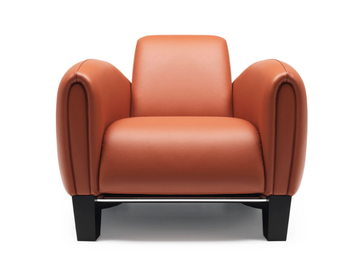 DS-57 AERO - Club leather armchair with armrests by de Sede - view 2